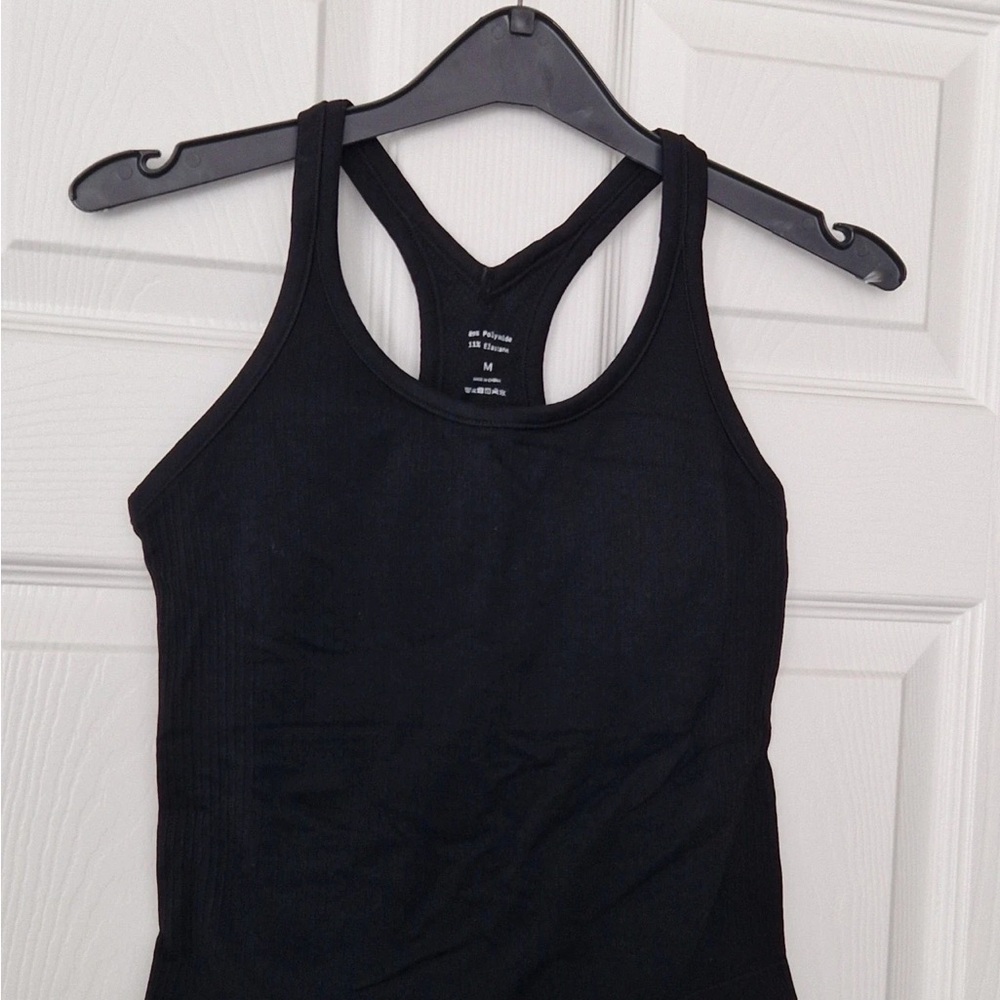 Black Racerback Tank Top